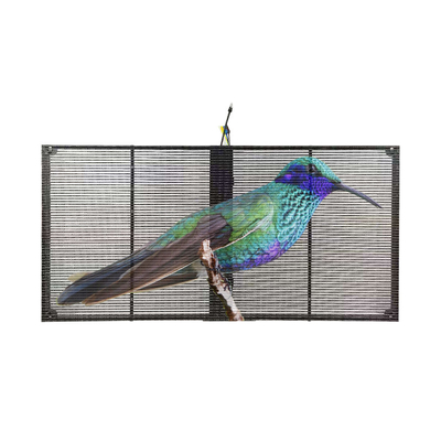 High Brightness Transparent LED Panel Display For Glass Window Invisible Video Screen