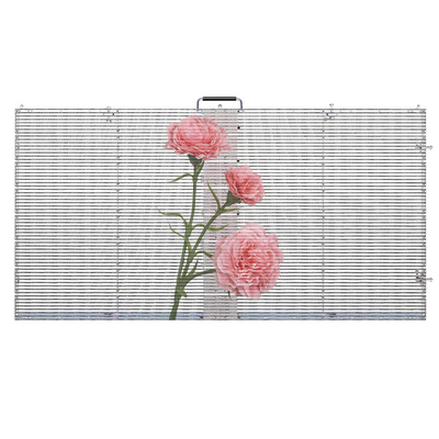 500mm*125mm Indoor Transparent LED Screen P3.91 High Brightness Advertising LED Display Panel