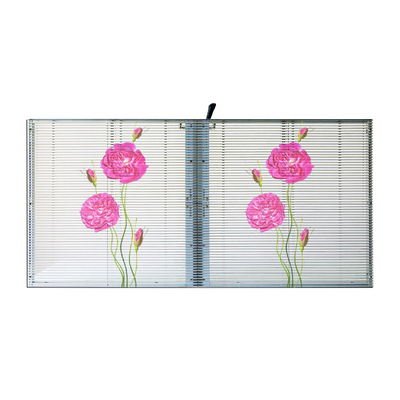 Shopping Mall LED Transparent Video Wall LED Display , Indoor Glass Wall LED Screen