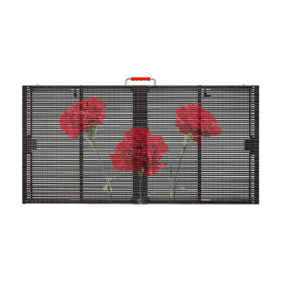 High Refresh Rate Transparent Glass Display , Advertising Transparent LED Screen Video Wall