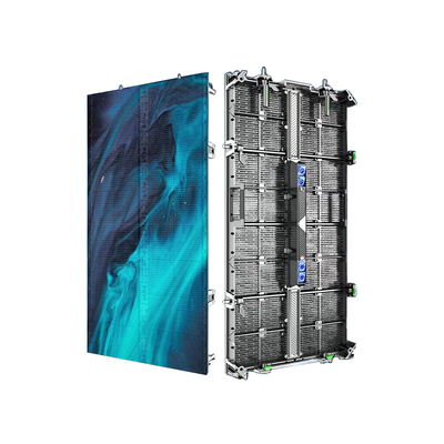 Rental Outdoor Flexible Transparent LED Film Display Cabinet Size 500*1000mm