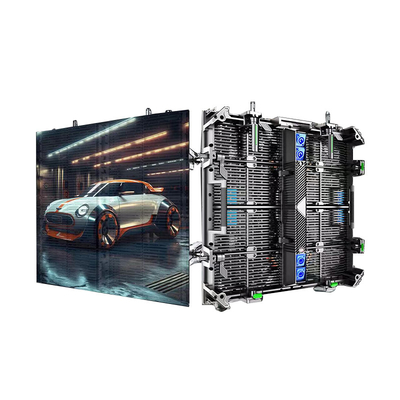 5600cd/sqm Transparent Flexible LED Display P3.91-p7.82 Outdoor Transparent LED Video Wall