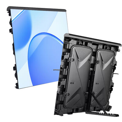 YUYI LED Stadium Screen with Arc Splicing Adjustable Bracket and Cooling Fans for Outdoor Rental LED Display