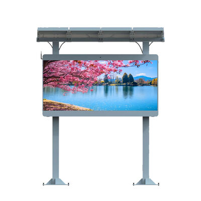 Solar Powered Outdoor LED Display with Energy Saving Technology and Remote Device Management