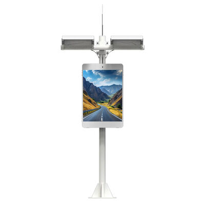Energy Saving Solar LED Display with Remote Content Management and Front Service Modular Installation