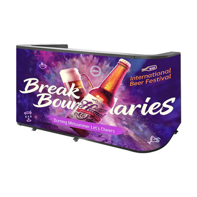 Custom High-definition Full-color Indoor LED Display Waterproof Screen for Reception Bar Counter