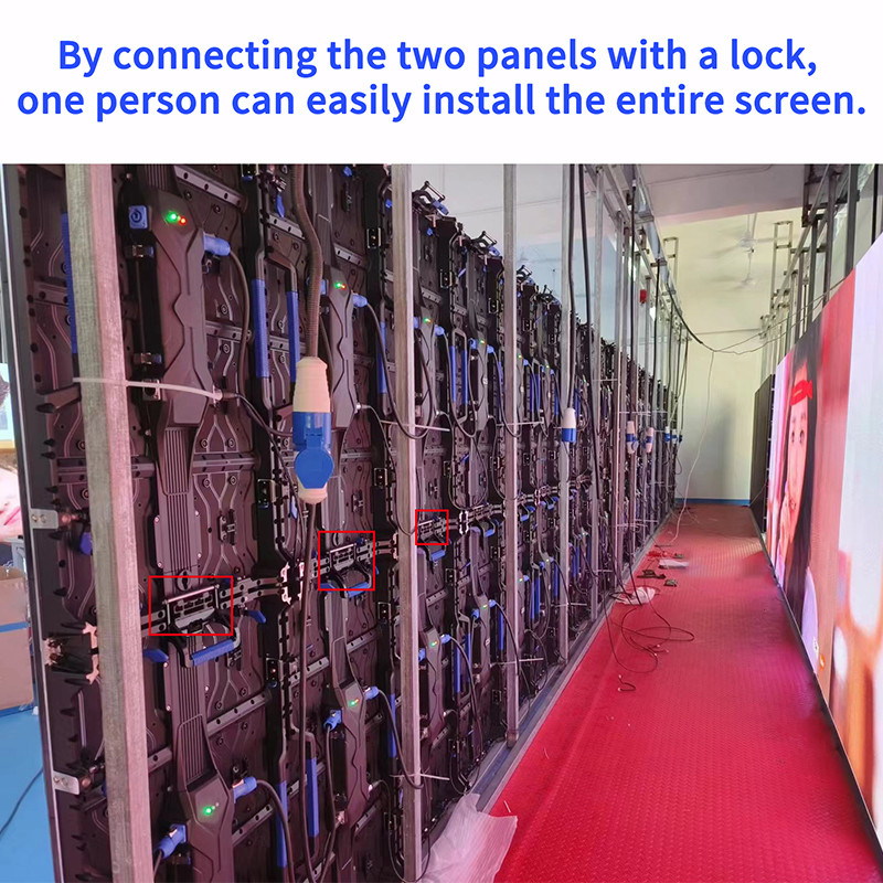 YUYI 500*1000mm P4.81 P3.91 Indoor LED Wall Screen Display Video Panel Digital Signage and Displays for Rentals