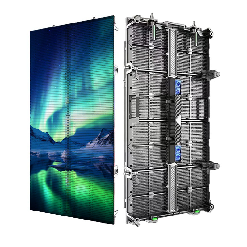 HD P3.91-7.82 Outdoor Transparent LED Screen Display Rental Full Color