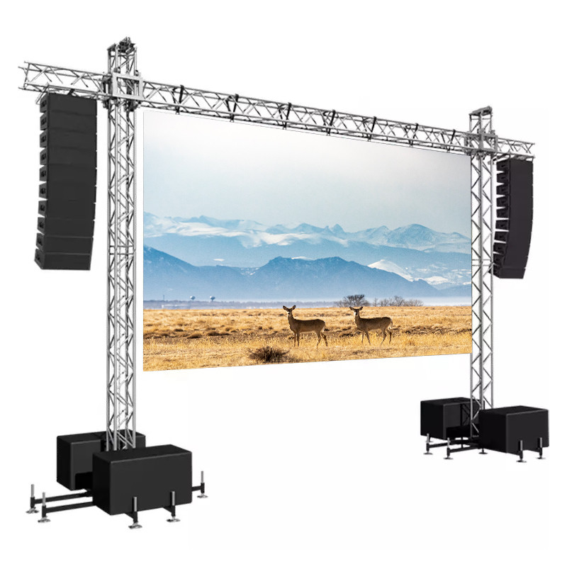 P4.81 Outdoor LED Screen Video Wall , Stage Rental LED Screen Display