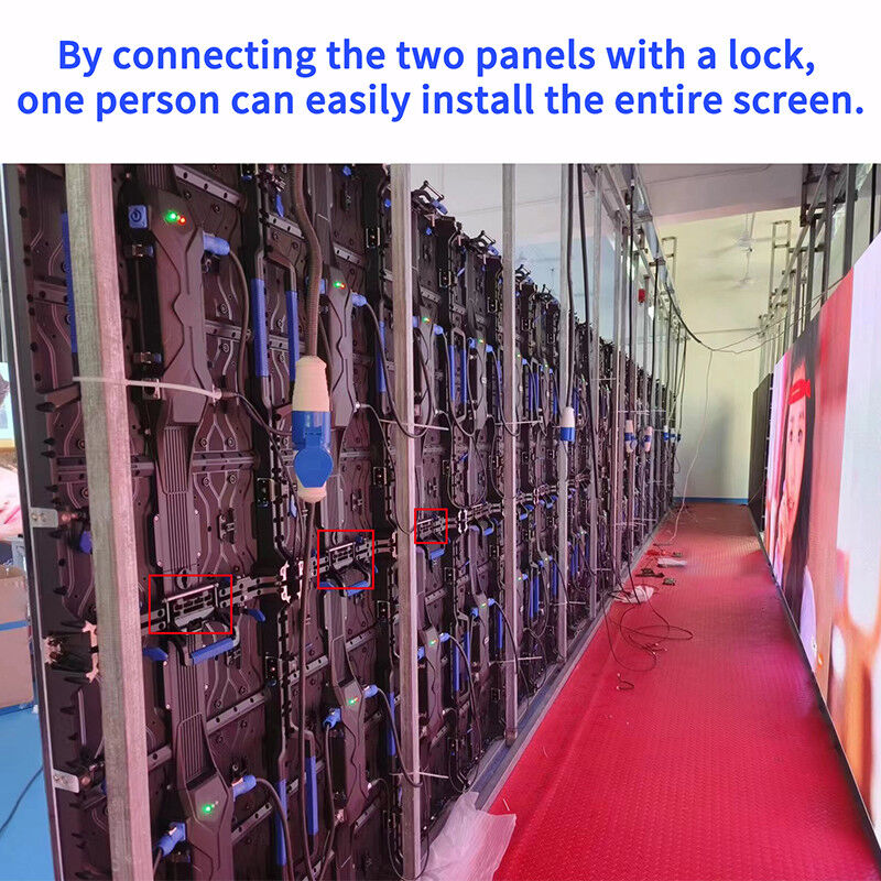 High-Definition P3.91mm Pixel Pitch Indoor Rental LED Display with 500x500mm Cabinet Size and 3840Hz Refresh Rate