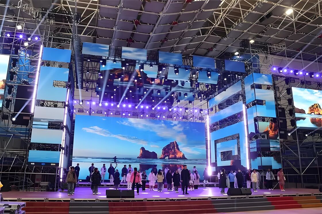 YUYI P4.81 Pixel Pitch Indoor Rental LED Display with Die-casting Aluminum Cabinet and 1920HZ Refresh Rate for Stage Video Wall