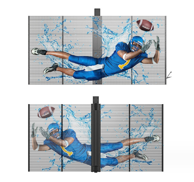 Seamless Indoor Transparent LED Screen 1920Hz / 3840Hz / 7680Hz Refresh Rate