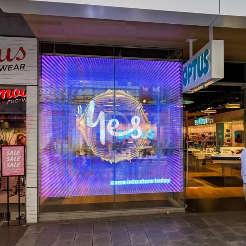 Lightweight Flexible LED Film Screen P16 P32 P20 LED Display With Wide Viewing Angle