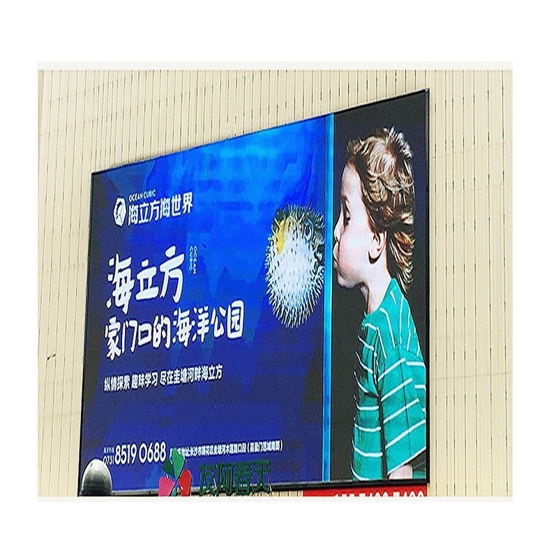 Energy Saving Fixed Rental LED Display Outdoor 6500cd/Sqm Brightness