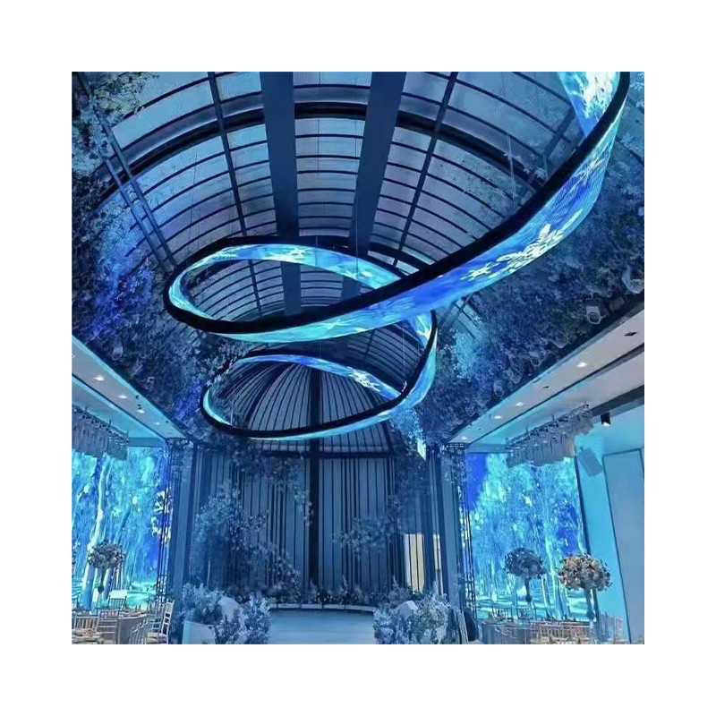 Flexible Programmable LED Display Module , Curved LED Screen Wall P2.5