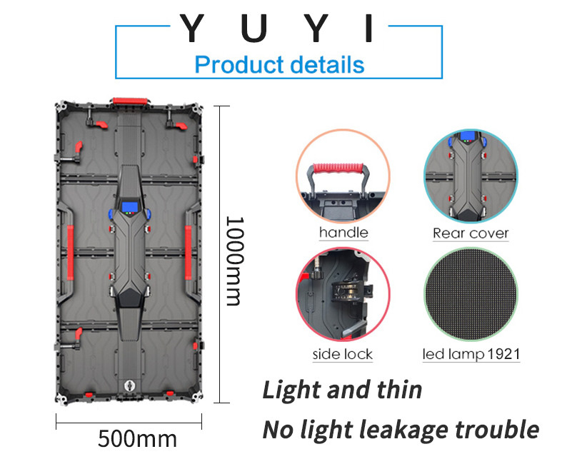 P3.91 Indoor Rental LED Display Panel for Full Color Video Wall Other Media Supported Rental Options