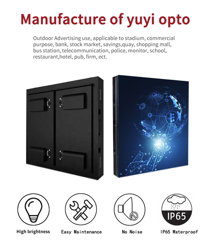 P5 P6 P8 P10 LED Video Wall Full Color For Outdoor Advertising