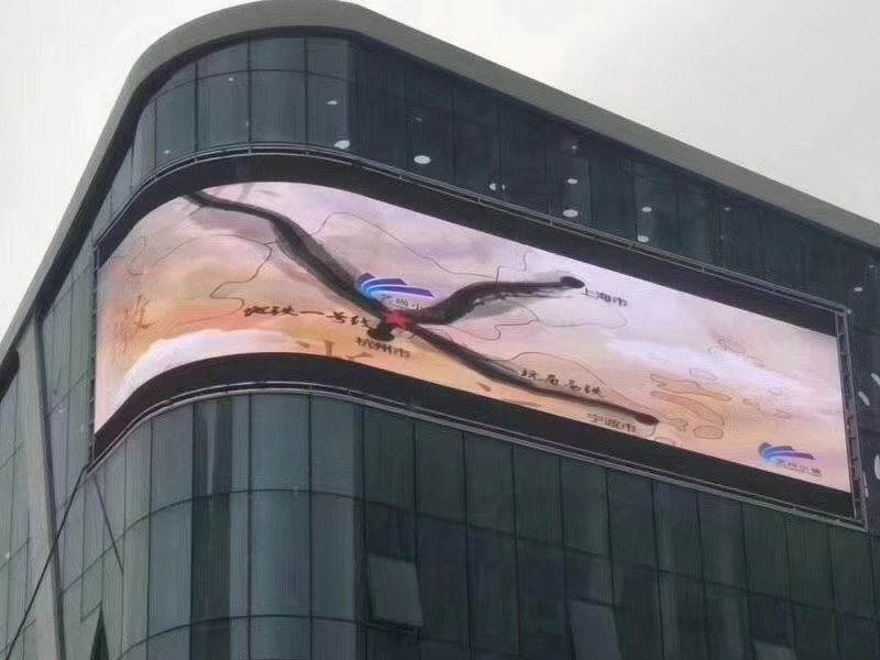 OEM High Brightness Outdoor Fixed LED Display P8 P6 P10 For Advertising