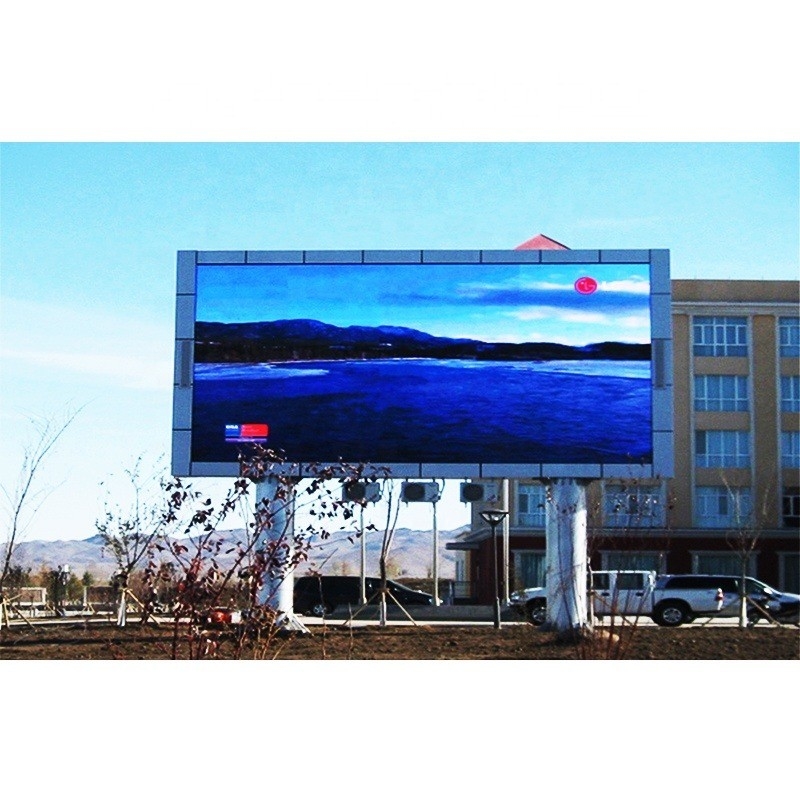 OEM High Brightness Outdoor Fixed LED Display P8 P6 P10 For Advertising