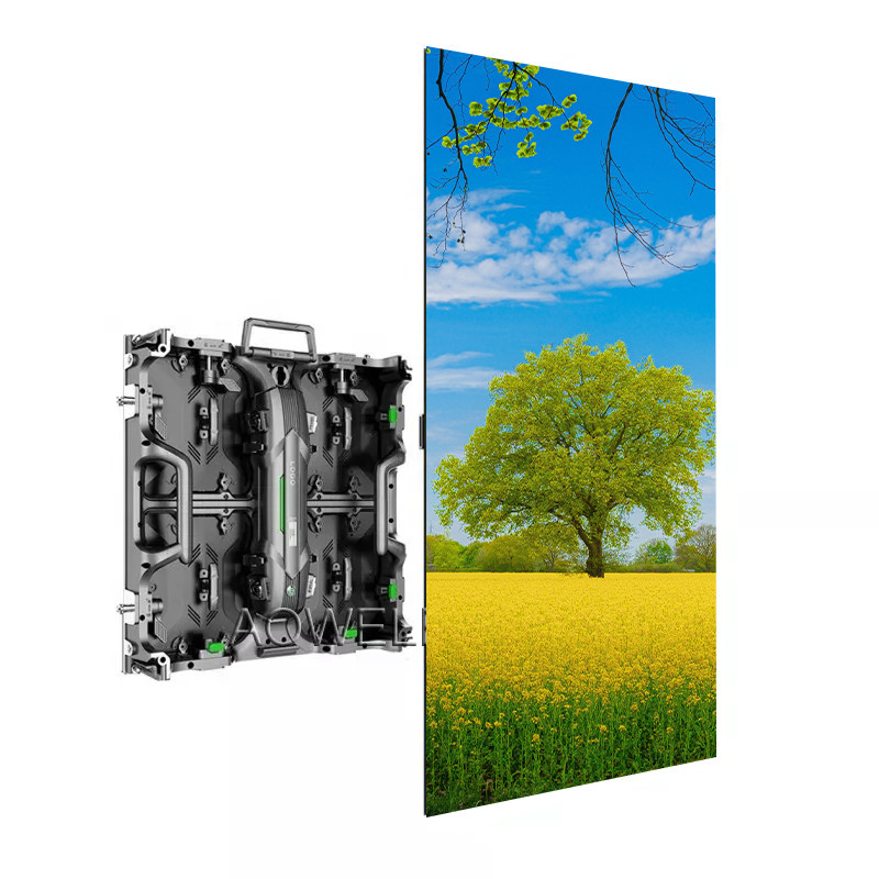 Indoor High Resolution Energy Saving Full Color LED Video Wall Panel for Easy Installation on Rental LED Screen