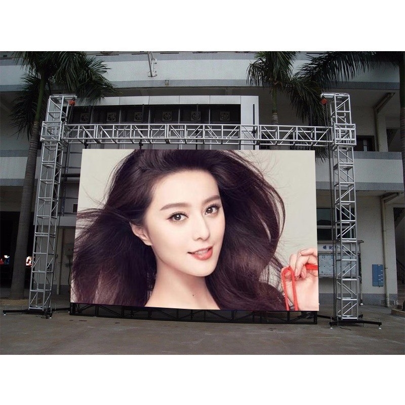 Outdoor P4.81 LED Video Wall Panel for Rental and Media Display Capability