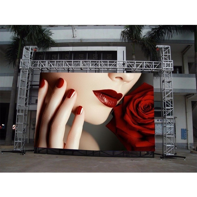 Outdoor P4.81 LED Video Wall Panel for Rental and Media Display Capability