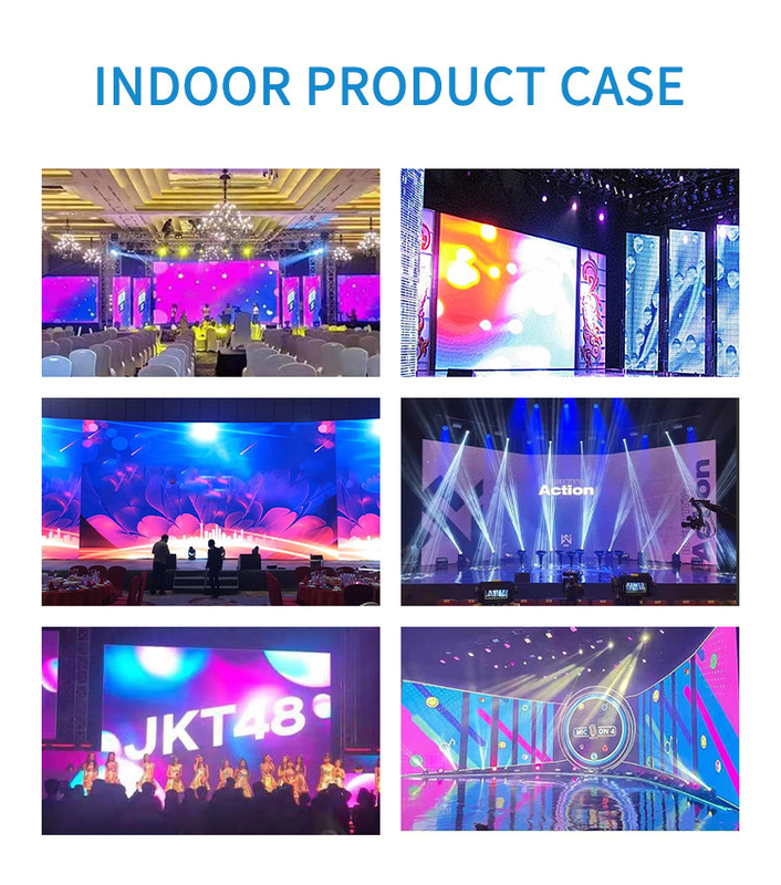 16 Scan Mode Indoor LED Display Panel 500*500mm P3.91 Video Wall Removable Panel