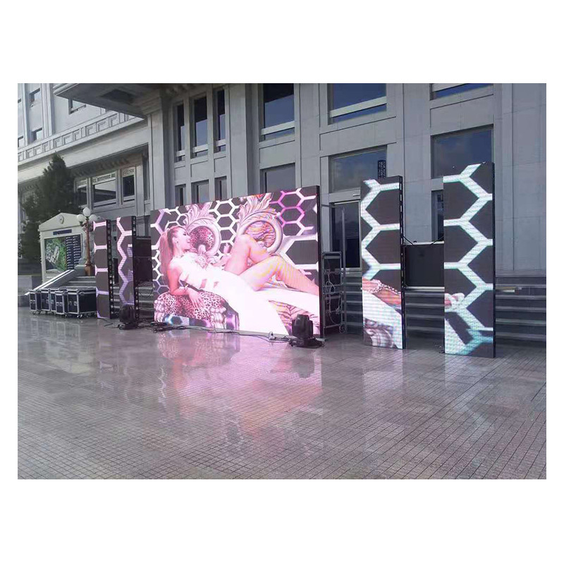 800-1000cd/sqm Brightness P3.91 Outdoor Rental Led Screen with Customized Size Led Panel Display 500X1000Mm 500X100Mm
