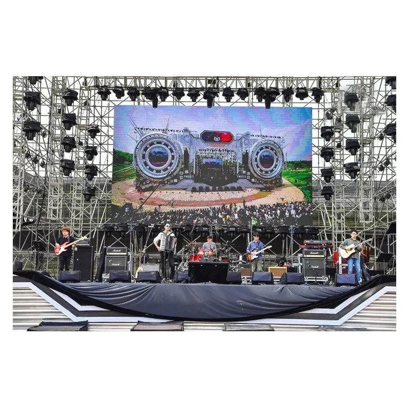 P4.81 LED Panel Screen Outdoor Rental LED Display 43264dots/M2 For Stage Concert