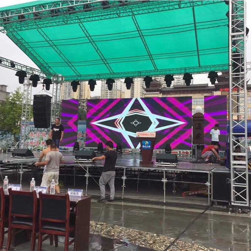 P4.81 LED Panel Screen Outdoor Rental LED Display 43264dots/M2 For Stage Concert