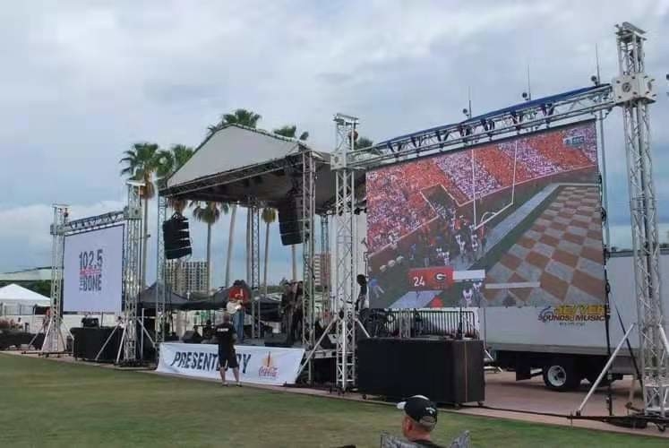 P4.81 LED Panel Screen Outdoor Rental LED Display 43264dots/M2 For Stage Concert