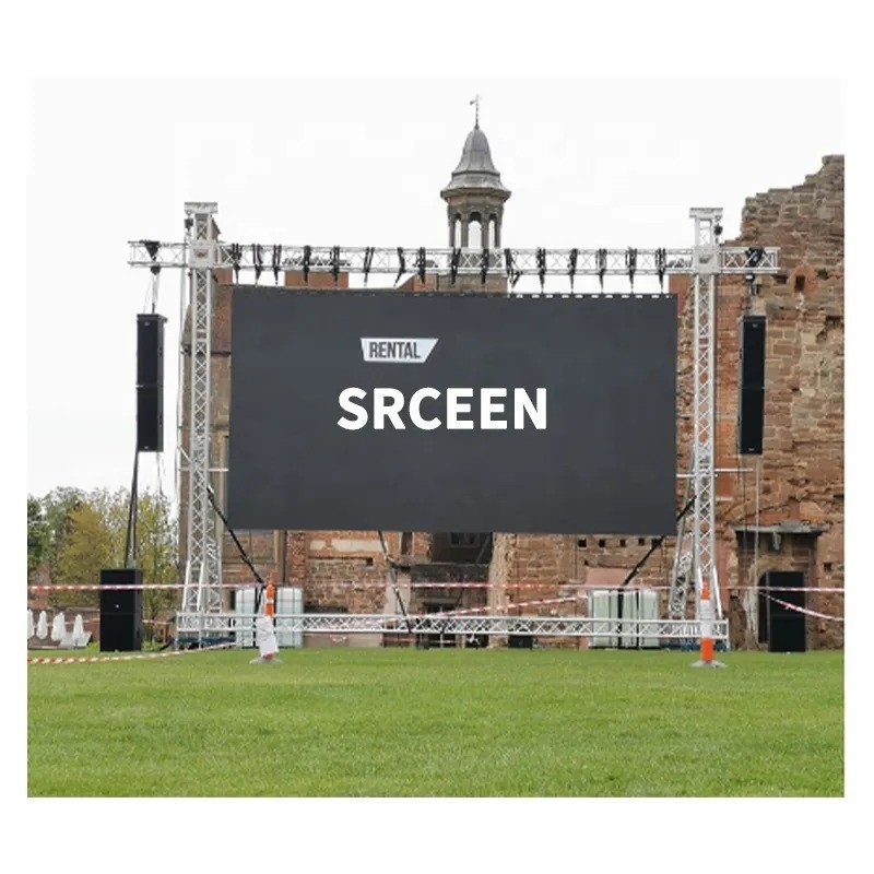 High Refresh Rate Display P3.91 P4.81 Outdoor Rental LED Screen For Stage Events