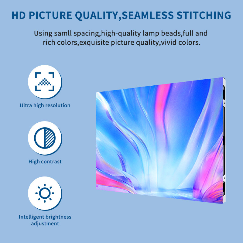 Customized P1.86 Small Pitch LED Display Video Wall  With SDK Function / Photo Media