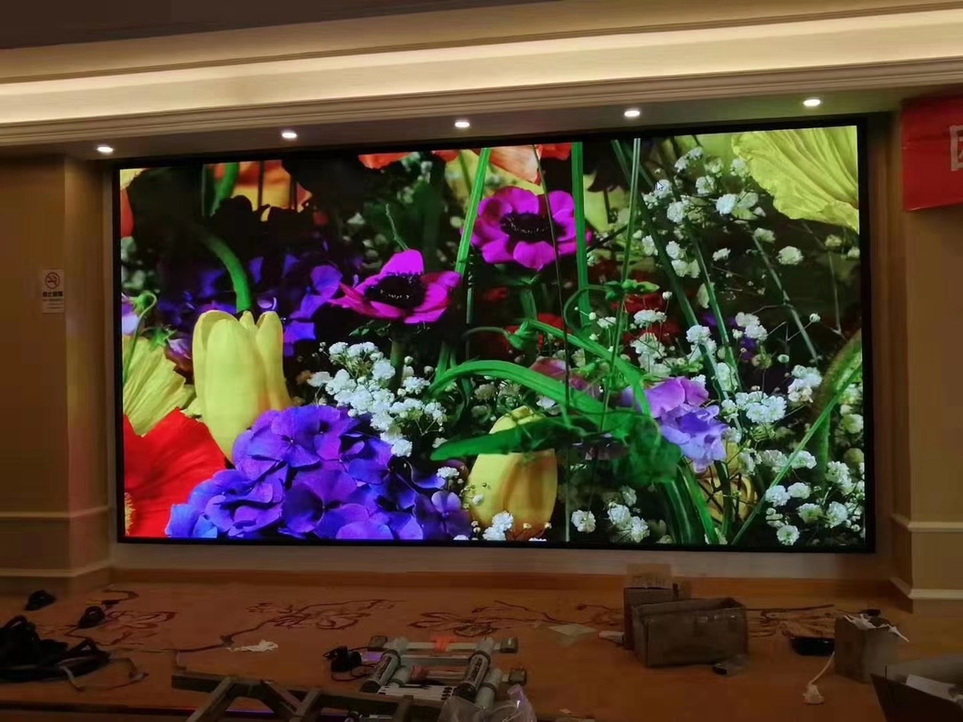 Customized P1.86 Small Pitch LED Display Video Wall  With SDK Function / Photo Media