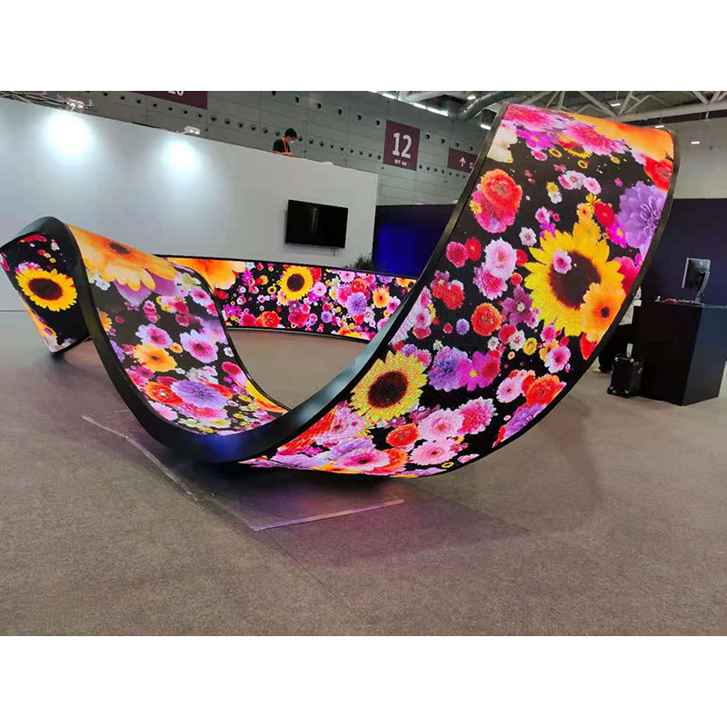 Programmable Flexible LED Display Disco Lighting Club Stage P4 P3 LED Flexible Module