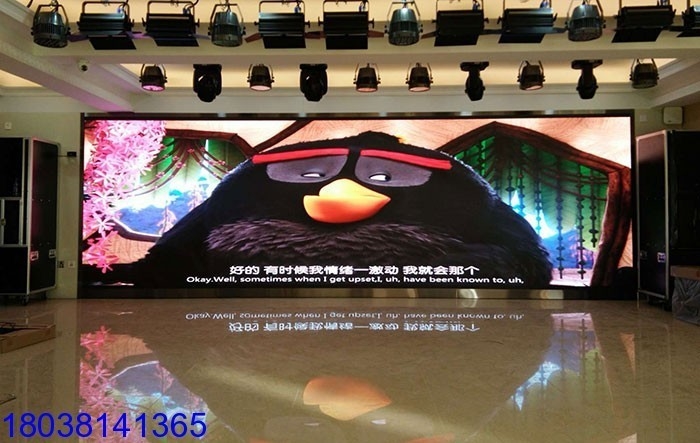Ultra Thin Fixed Indoor LED Video Wall 1200cd/Sqm Full Color Small Pitch LED Screen