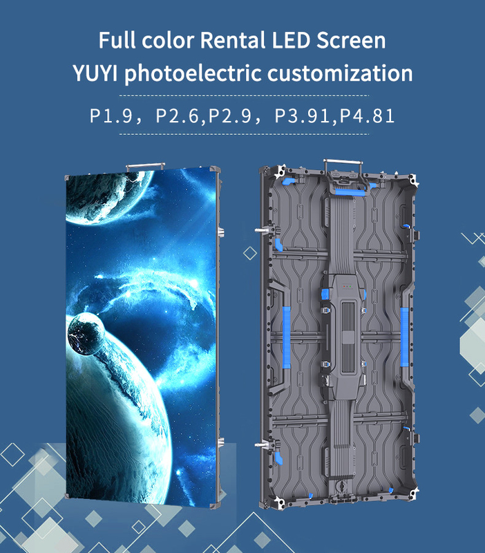 P2.6 P2.9 P3.91 P4.81 Outdoor Rental LED Screen Video Display with LED Chip 2121 and 3.91mm Pixels