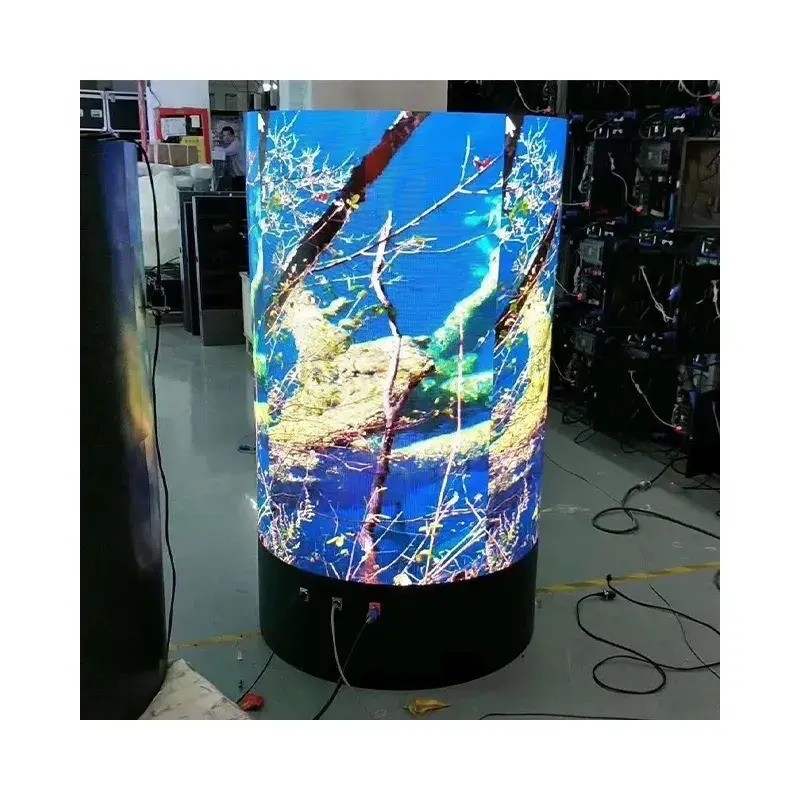 1500cd/Sqm P2 Flexible LED Display Module , Indoor Flexible LED Panel Screen Display