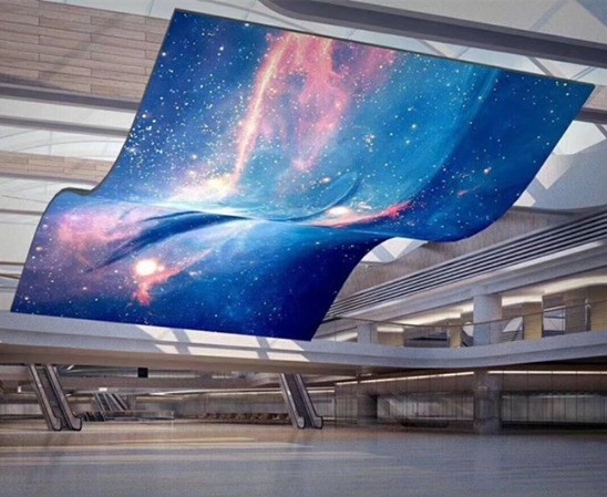 P2.5 Ultra Thin Flexible LED Screen Adhesive Soft LED Screen Display