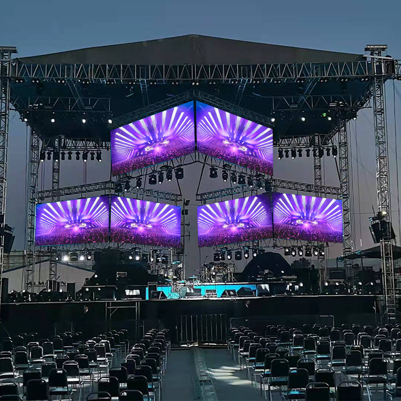 Pixel Density 4.81mm LED Screen Rental Display Panels Waterproof Stage P2.6 P2.9 P3.91 P4.8 for Concert Advertise Video Wall