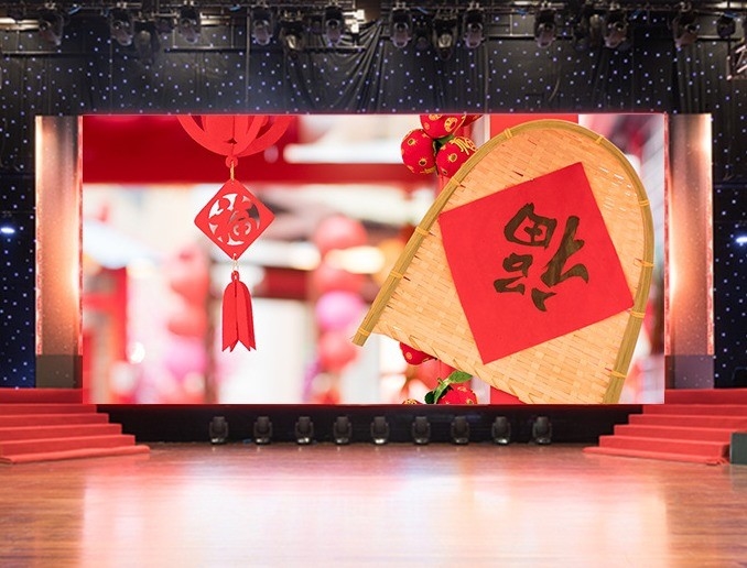 Portable LED Stage Backdrop Screen P2.9 P3.9 P4.8 For Presentations