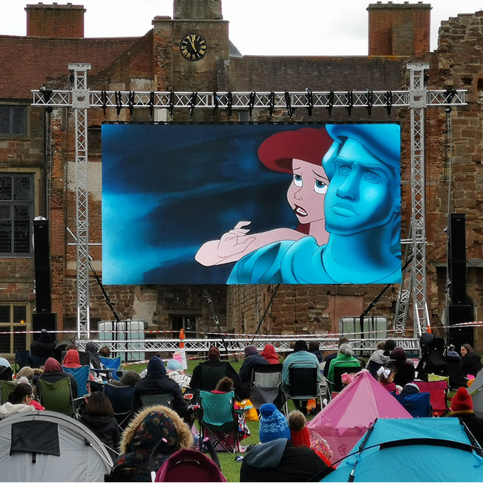 Portable LED Stage Backdrop Screen P2.9 P3.9 P4.8 For Presentations