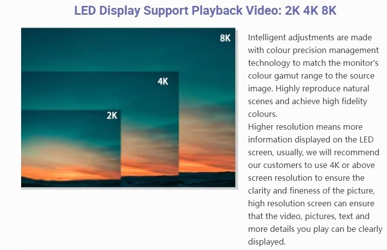 Indoor Small Pitch LED Digital Signage Display P1.667 320*160mm Module Size