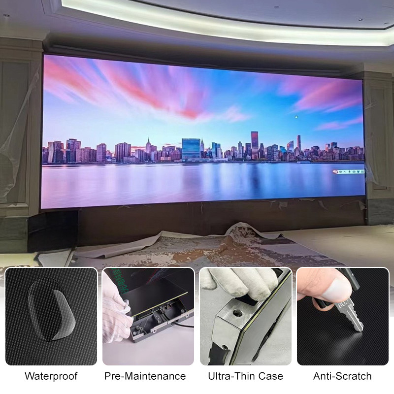 P1.25 Small Pitch LED Display 600x337.5mm Module Size Indoor LED Wall Display Panel