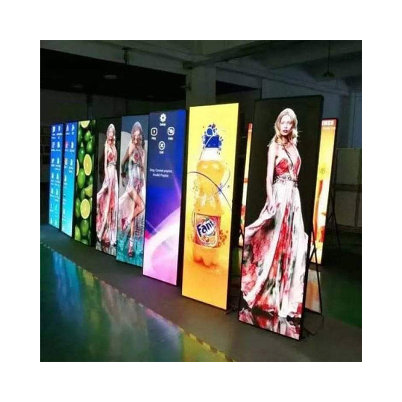 Portable Smart Advertising LED Poster Display HD Video Mirror LED Screen LED Display