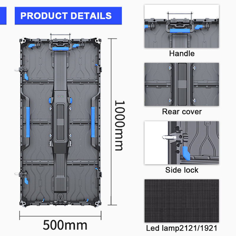 P1.9 1.953mm Indoor Rental LED Display Customized High Resolution LED Screen