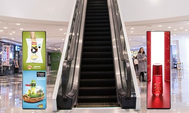 Photo Moveable Indoor LED Poster Screen P2.5 P3 P4 P5 Floor Type Poster LED Display