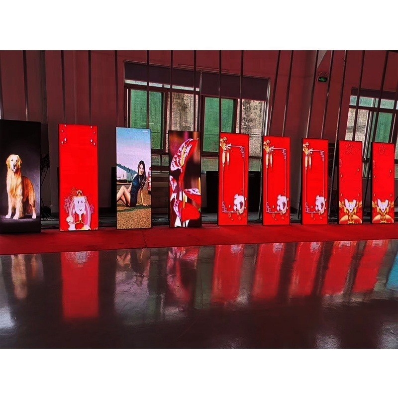 P2.5 P3 P4 HD LED Poster Display , Shopping Mall Floor Standing Advertising Display
