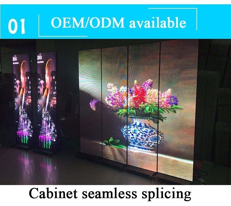 Vertical LED Display Poster P2.5 for Video Picture Graphic Text Message Display