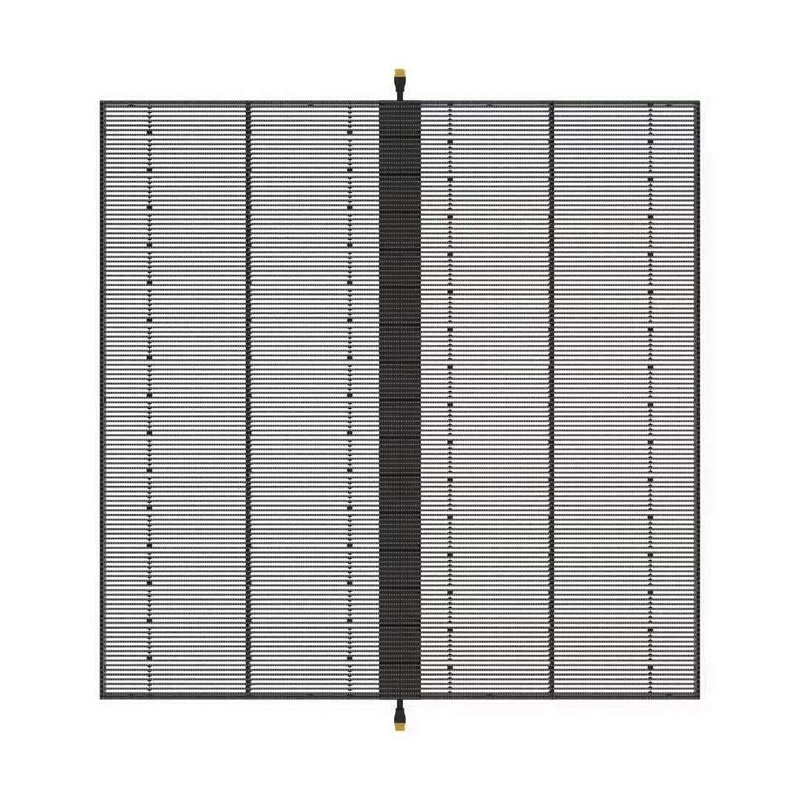 1000*1000mm Panel Size P3.91 7.82mm Glass Window LED Display 32768dots/sqm